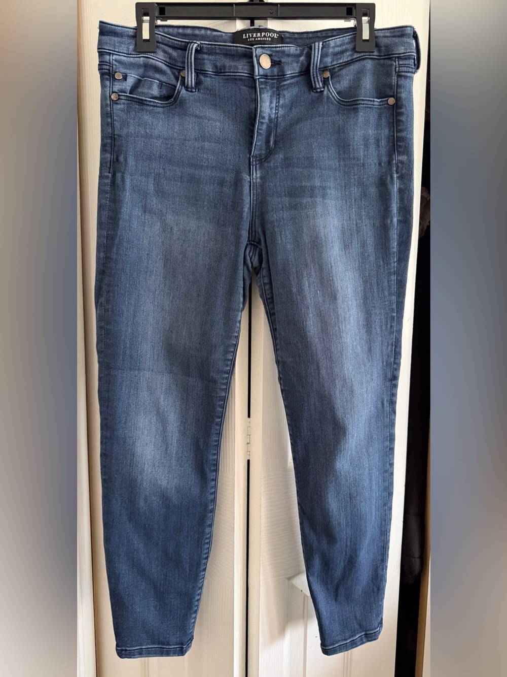 Liverpool Women's Skinny Jeans in Dark Blue Wash